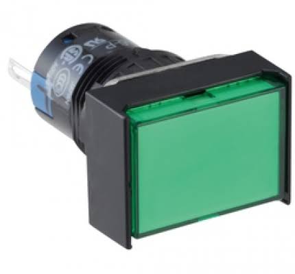 Nút nhấn nhả có đèn phi 16 xanh lá IDEC AL6H-M14GC