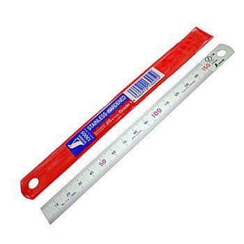 Thước lá inox 15cm Shinwa 14001